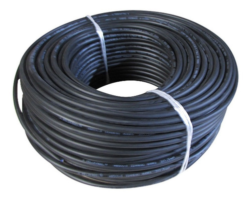 Cable Cordón Eléctrico Flexible 3x2.5mm2 Negro R-100mts Sec
