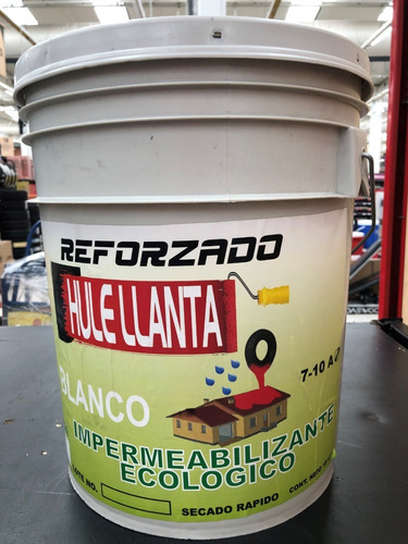 Impermeabilizante De Llanta Reciclada 10 Años Color Blanco