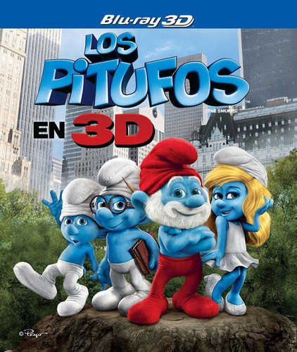 Los Pitufos Blu Ray 3d Película Nuevo