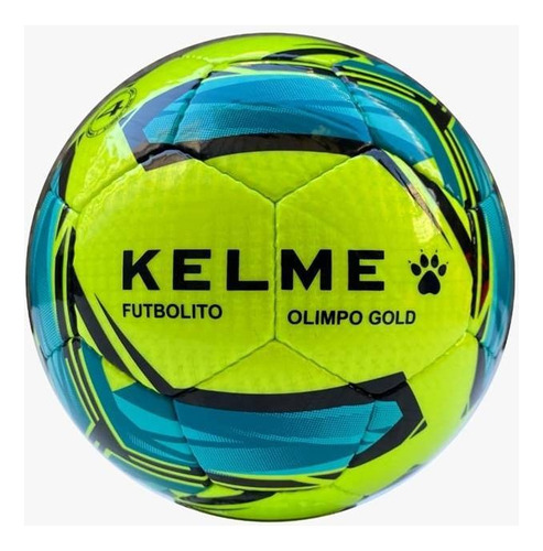 Balón Futbolito Kelme Olimpo Gold Nº4 // Color Verde limón
