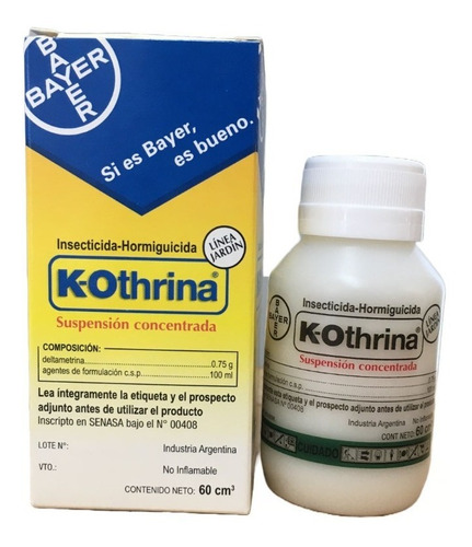 Insecticida K-othrina Bayer 60cc Hormigas Pr-*