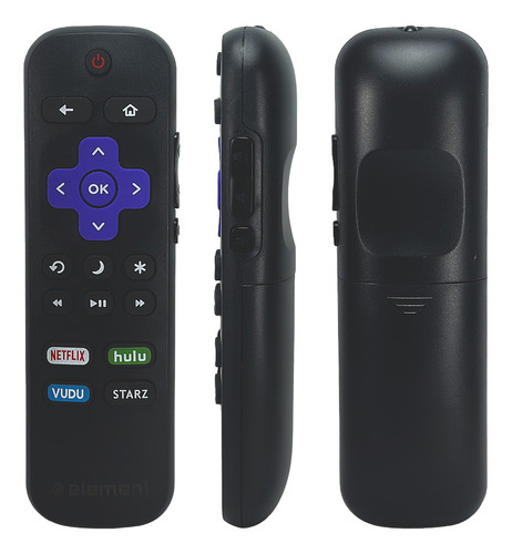 Control Compatible Element Roku Tv Smart Netflix +funda Pila