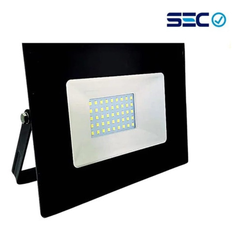 Foco Proyector Led 50w Exterior Sec Color de la carcasa Negro Color de la luz Blanco frío 180-240v