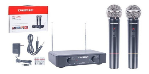 Sistema Inalámbrico Profesional Doble De Microfonos De Mano