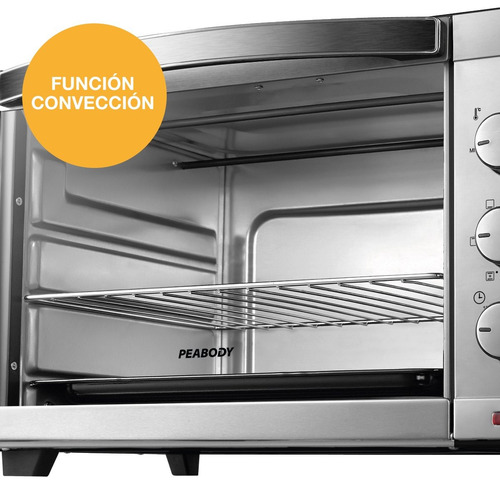 Imagen 5 de 6 de Horno Eléctrico Peabody Nuevo Pe-he3542 Inoxidable 1600w
