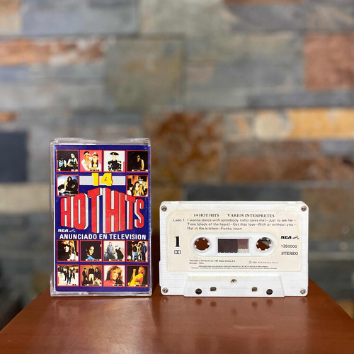 Cassette Varios Artistas  14 Hot Hits (ed. 1988 Chi)
