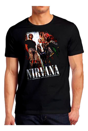 Nirvana Colores Playera Rock And Roll Solo Biker