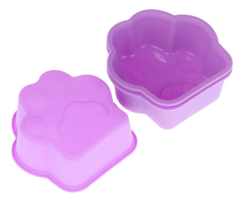 Molde Silicon Huella De Perro 8 Cm Mini Tortas Gelatinas