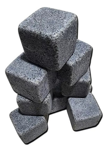 Hielos X9 Whisky Mármol Rocks Cubos Vc Color Gris Oscuro