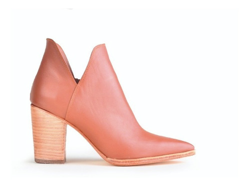 Imagen 1 de 8 de Botines Botinetas Botas De Mujer De Cuero Bonn - Ferraro