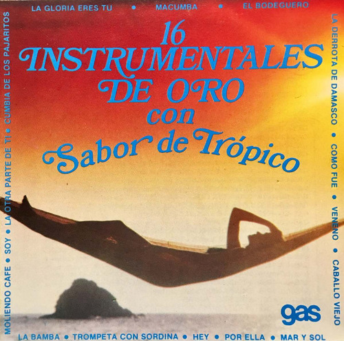 Cd 16 Instrumentales De Oro Con Sabor De Tropico Irving Y Su