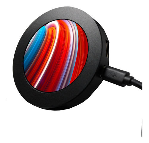 Fanyitek 2.1 Pulgadas 480x480 Ips 450nit Lcd Round Monitor,