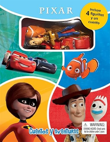 Cuentos Y Aventuras - Pixar - Cuento 4 Figuras - Disney Pixa