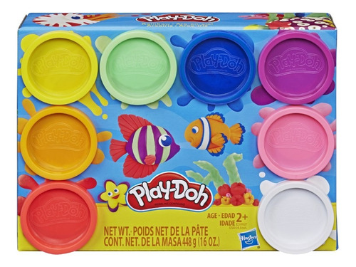 Play Doh Pack X8 Surtido E5062 Plastilina Hasbro