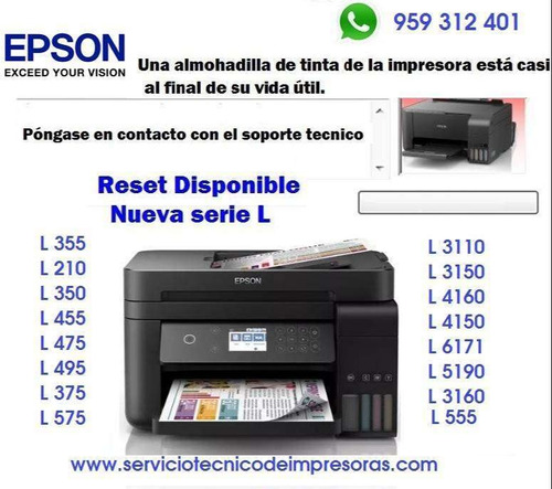 Servicio Técnico D Impresoras Epson Hp A Domicilio