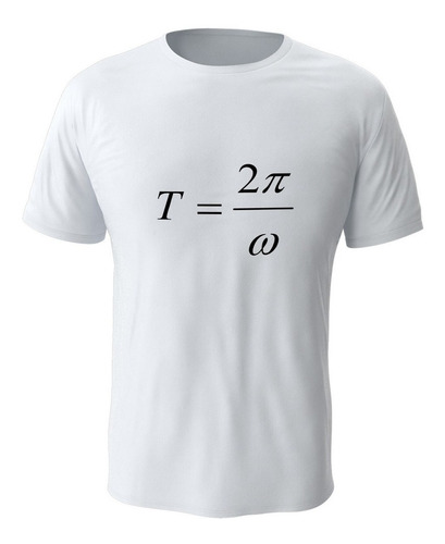 Camiseta T-shirt Formulas Matematicas Quimicas Fisicas R9