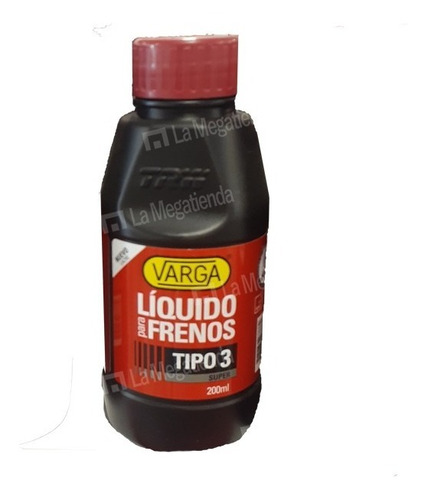 Liquido De Freno Varga Dot 3 X 200cc