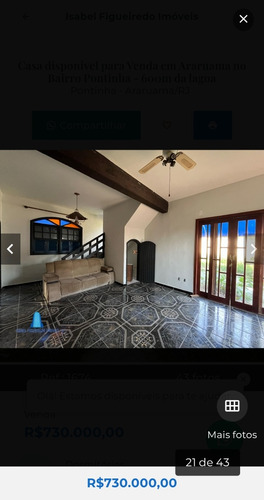 Casa Com 4 Dormitórios,sendo 2 Suítes,1 Com Hidromassagem.