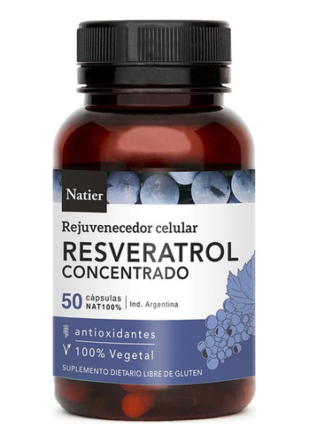 Rejuvenecedor Celular - Resveratrol Concentrado 50 Caps