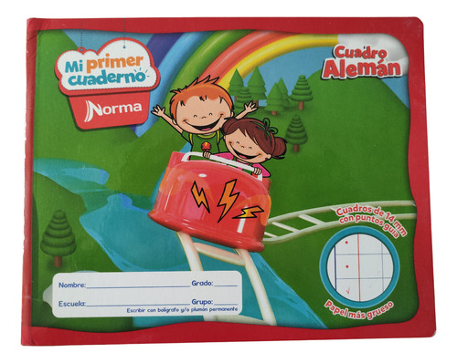 2 Libretas Mi Primer Cuaderno Preescolar Cuadro Aleman Norma