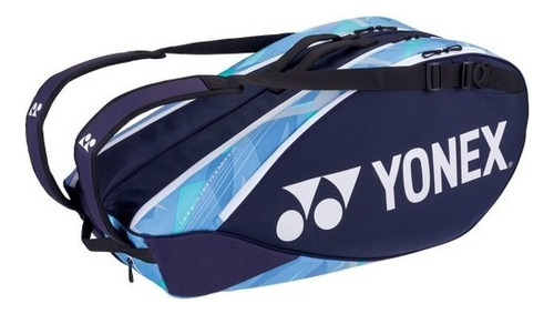 Raquetero Yonex Pro Raquect Bag 6pcs Navy Sax Color Celeste