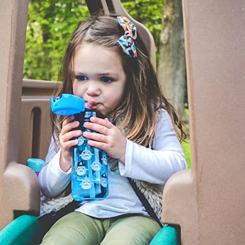 Botella De Agua Nuby Para Niños Estampada Flipit Active Con