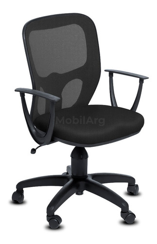 Sillón Oficina Ejecutivo Neumático Respaldo Red Mesh Reforzado India Asiento Espuma Inyectada - Garantia 12 Meses 