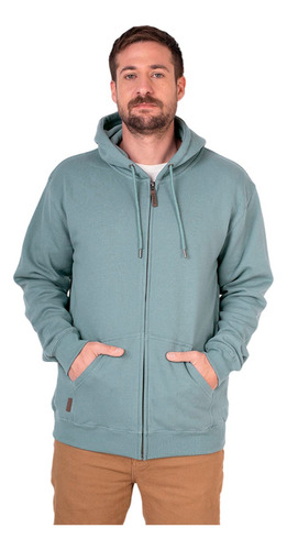 Polerón Con Capucha Y Cierre Ykk® Hombre Lingue Lenga®