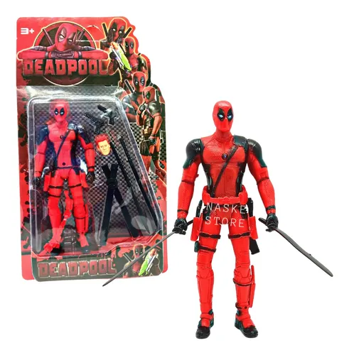 ‍Deadpool Figura Articulada de Acción con Accesorios