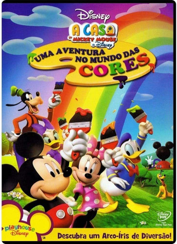 A Casa Do Mickey Uma Aventura No Mundo Das Cores Dvd Lacrado