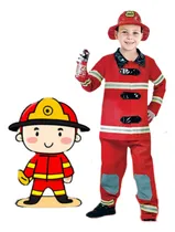 Comprar Disfraz Niño Bombero Profesiones Y Oficios 