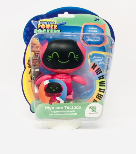 Mini Beat Power Rockers Figura Myo Teclado Discovery Kids