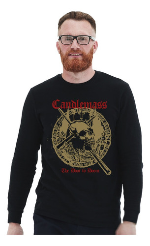 Polera Ml Candlemass The Door To Doom Metal Impresión Direct