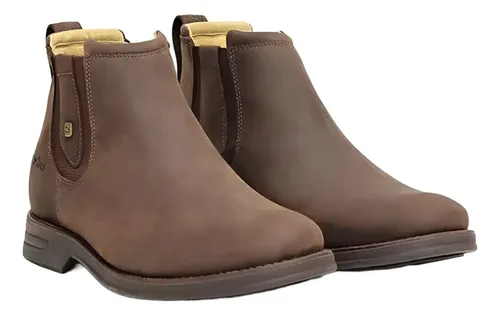 Botina De Couro Estilo Country Original Zebu 59080 | Frete grátis