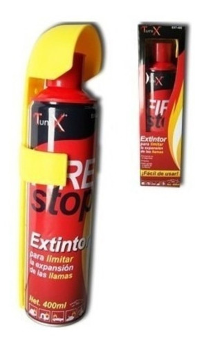 Extintor Extinguidor 400 Ml Auto Casa Polvo No Co2 Tuni X