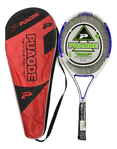 Raqueta Para Tenis Puaode En Aluminio Enteriza (1 Pieza)