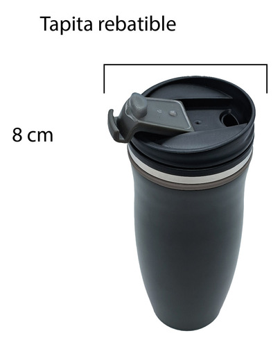 Vaso Térmico 450 Ml Doble Pared Mediano Hemético
