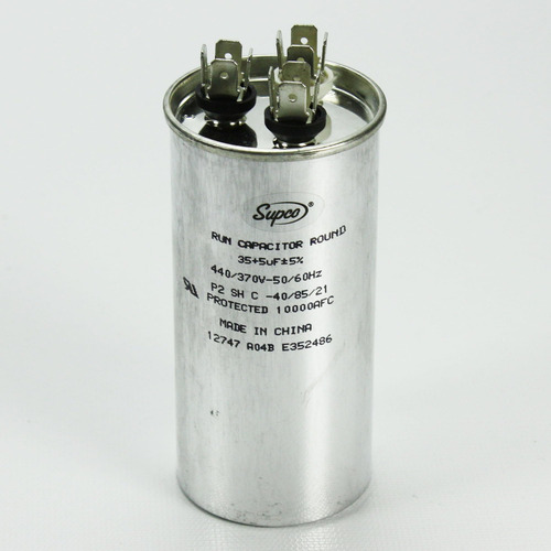 Supco Supco-cd35+5x440r Capacensador De Motor Redondo