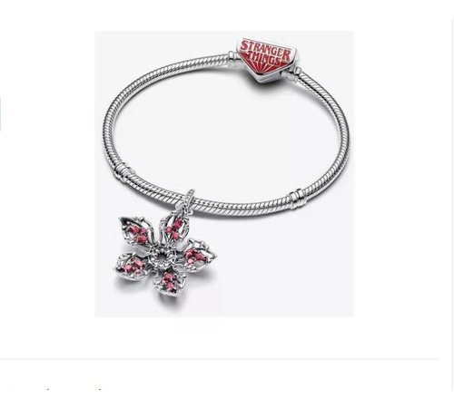 Pandora Charm Colgante Demogorgon Stranger Things Original Plateado