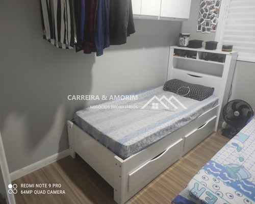Imagem 15 de 30 de Apartamento A Venda, 2 Dormitórios, Sala 2 Ambientes E Sacada Com Vista Panoramica, Cozinha, Área De Serviços. Vaga De Garagem. Jardim Casa Blanca. - Ap00096 - 68144551