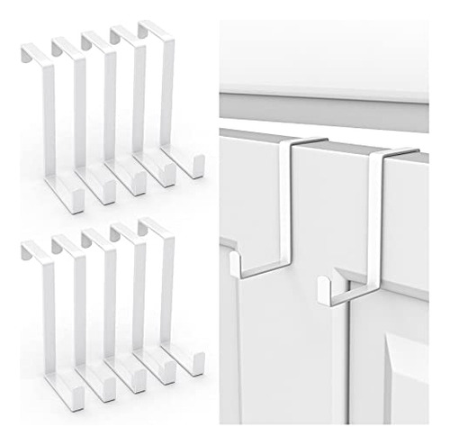 Ganchos De Puerta 10 Pack, Z-shaped Para Puertas De 1 3/8 Y