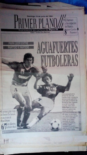 Primer Plano 1994 Aguafuertes Futboleras Arlt Mendicutti 
