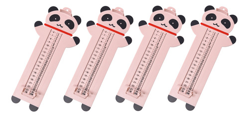 4x Calzado De Bebé Dispositivo De Medición De Pies Medidor