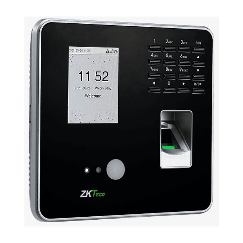 Control Acceso Asistencia Facial Mb20-vl Zk Huella C/fuente