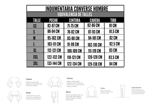 Pantalon Hombre Converse/ama