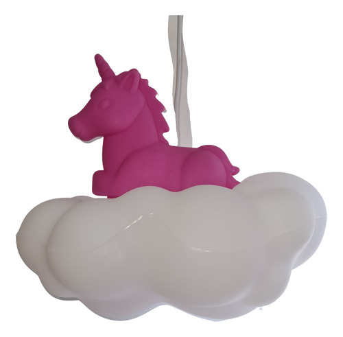 Luminaria Colgante Nube Unicorneo Lámpara Decorati Veladora.