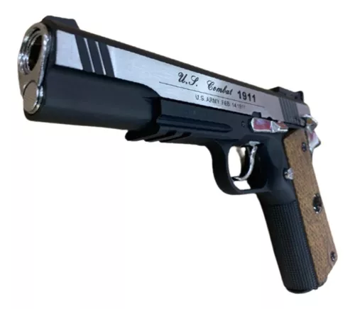 Pistola Aire Comprimido Co2 Fox Colt 1911 Replica + Kit