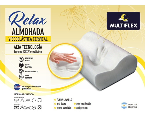 Almohada Cervical Viscoelastica Multiflex