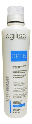 Shampoo Agilise Open 250ml Anti Resíduos