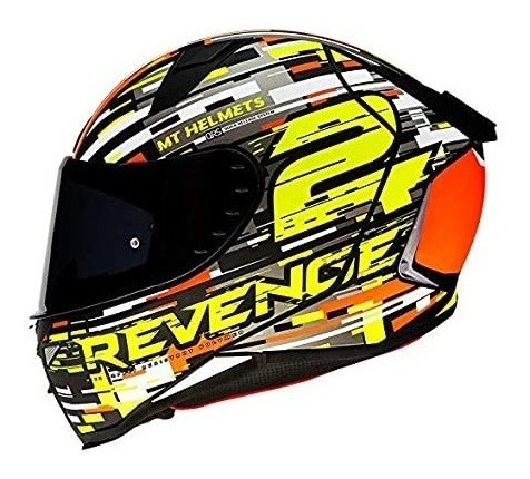 Casco De Moto Mt Helmets Revenge 2 + Mica Oscura De Regalo